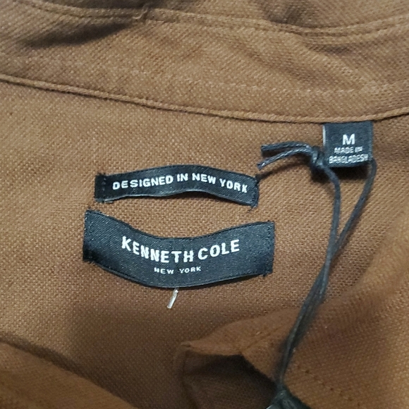 Kenneth Cole Chocolate Brown Shirt - Picture 2 of 5